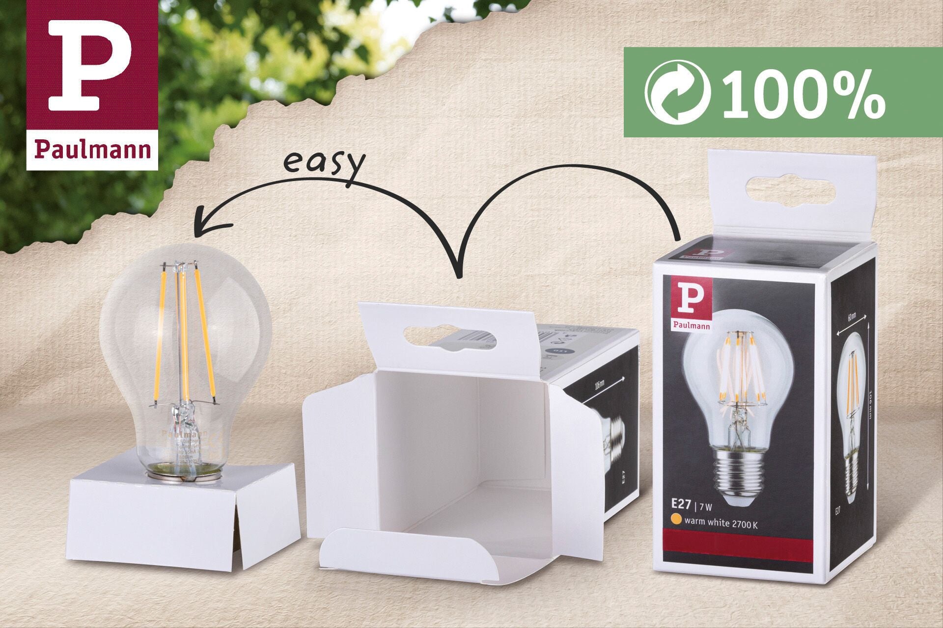 Paulmann Filament 230V LED Röhre 806lm 5,9W 4000K dimmbar Klar
