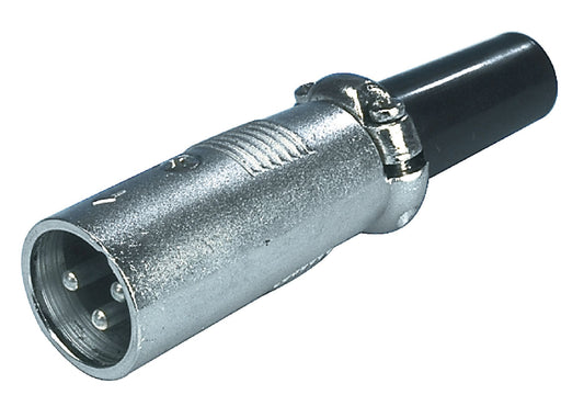 Valueline Stecker XLR 3-Pin Male Metall Silber