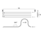 Paulmann Pro Strip LED Strip Silver P150 COB 865 5m   65W 1400lm/m 528 LEDs/m 6500K