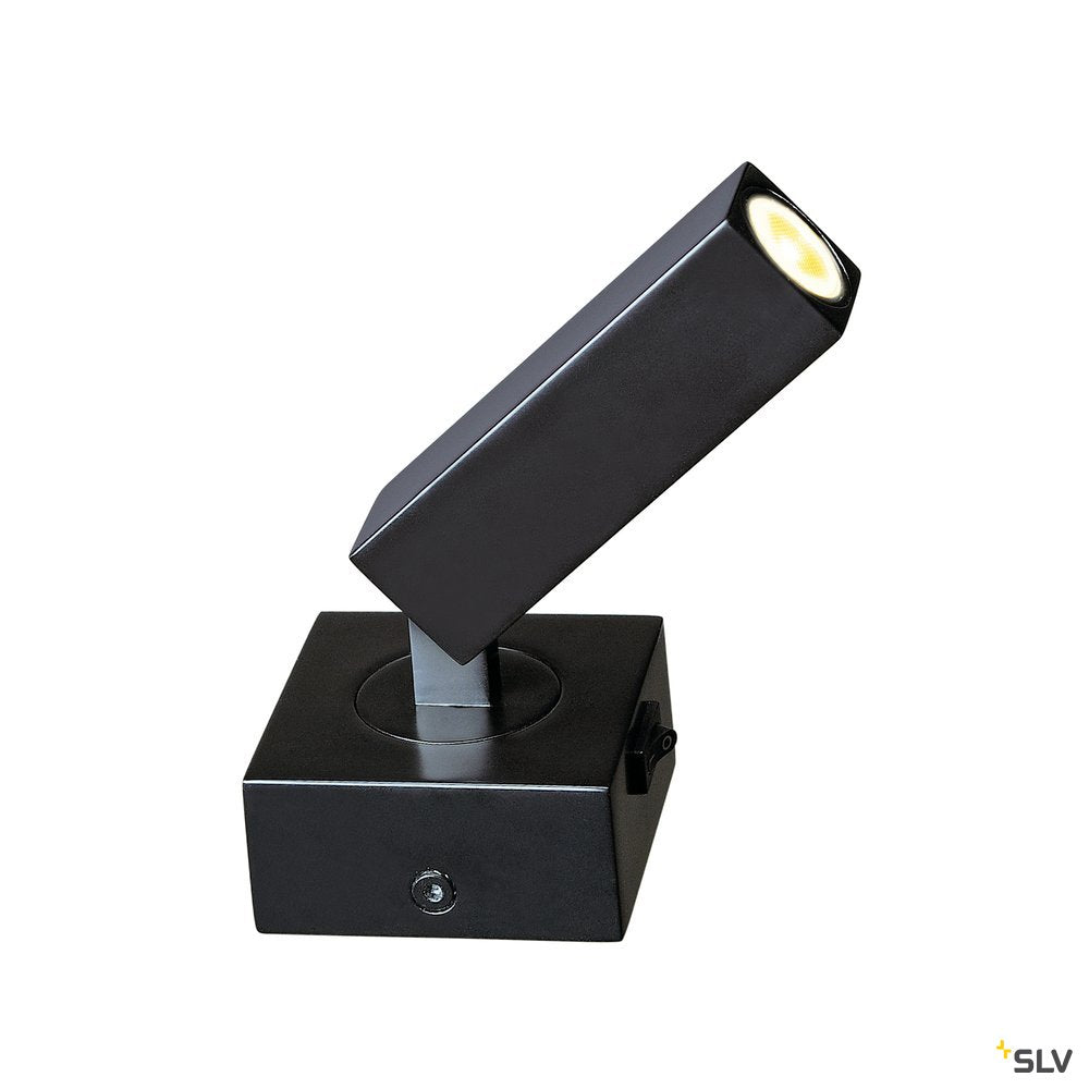 SLV STIX LED Wandleuchte, 3000K, 30°, schwarz