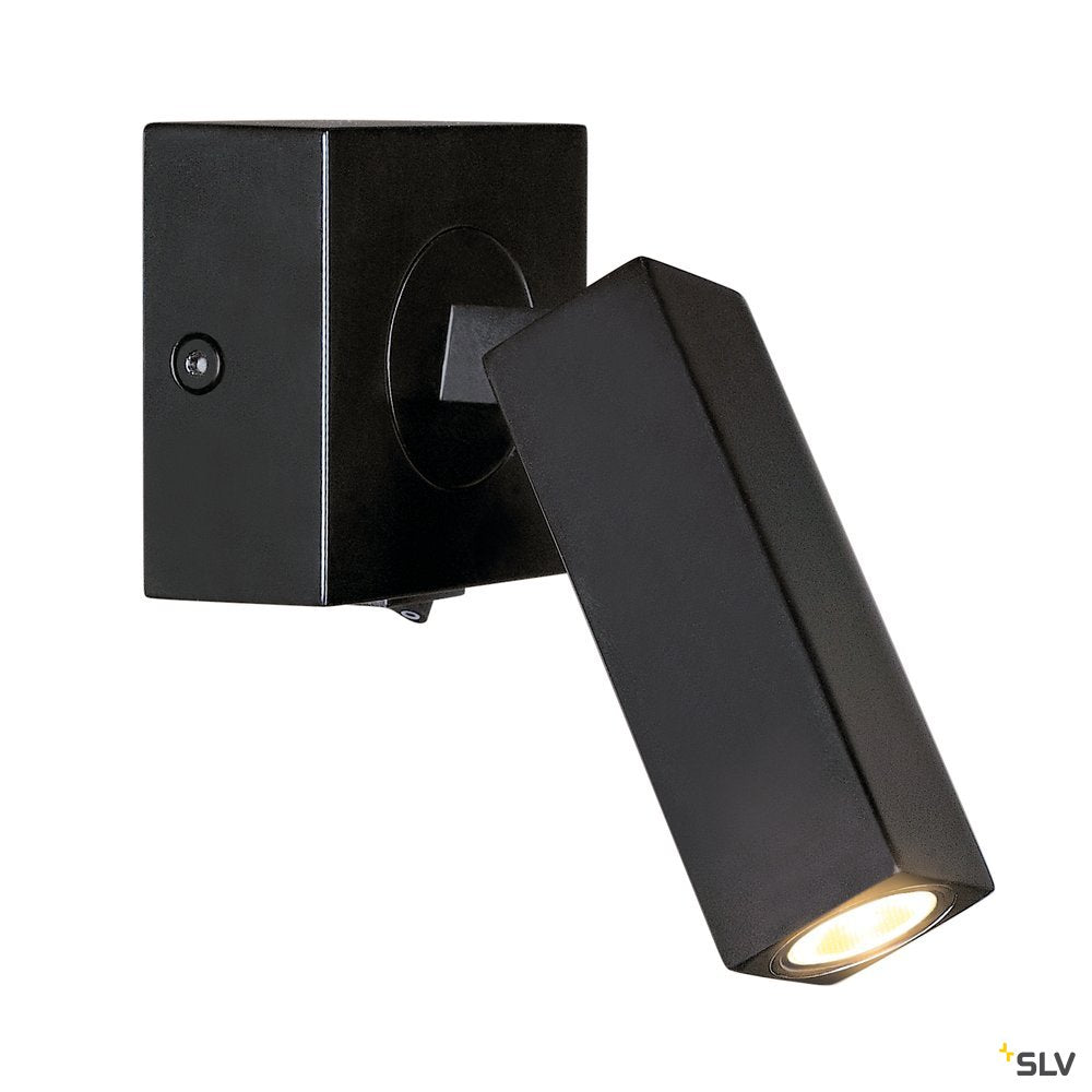 SLV STIX LED Wandleuchte, 3000K, 30°, schwarz