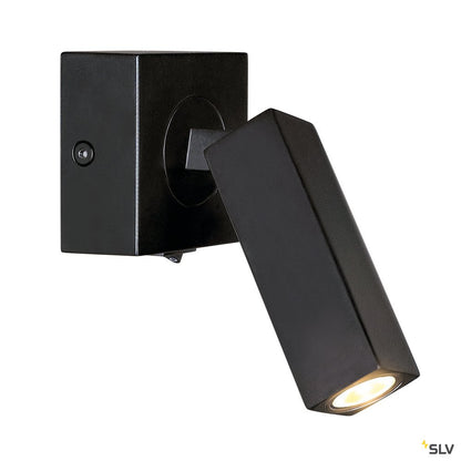 SLV STIX LED Wandleuchte, 3000K, 30°, schwarz