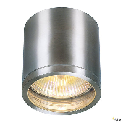 SLV ROX CEILING OUT, QPAR11, Outdoor Deckenleuchte, alu gebürstet, max. 50W,IP44
