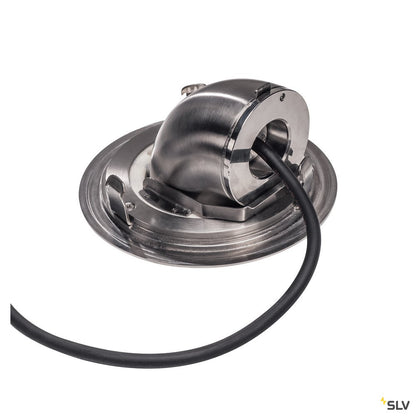 SLV GIMBLE OUT 150 LED Bodeneinbauleuchte, Edelstahl 316, 3000K, 36°, IP67