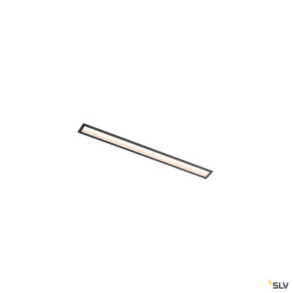 SLV ANINDA LED Wand- und Deckeneinbauleuchte, kurz, schwarz, 3000K, 90°