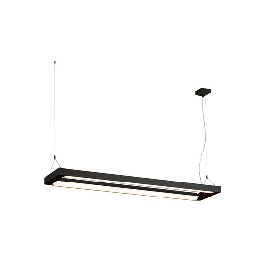 SLV LONG GRILL LED Pendelleuchte, schwarz, 3000K