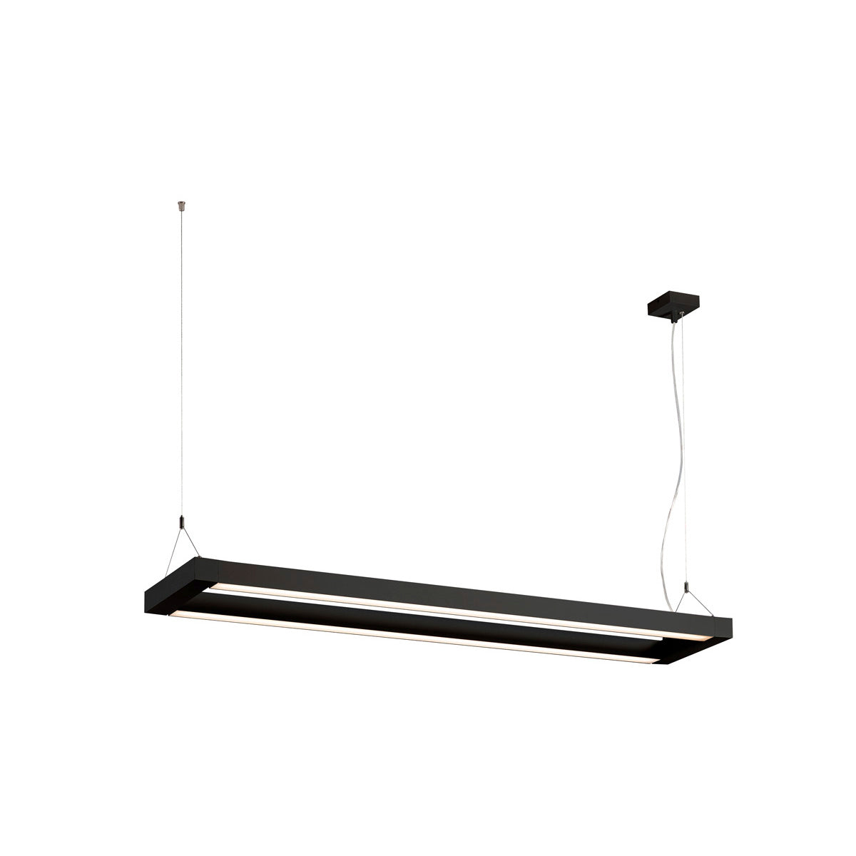 SLV LONG GRILL LED Pendelleuchte, schwarz, 3000K