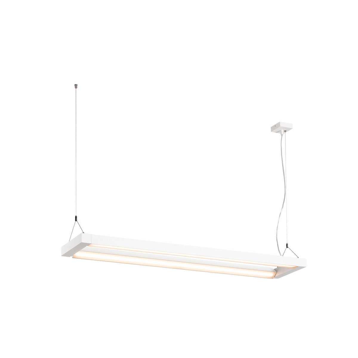 SLV LONG GRILL LED Pendelleuchte, weiss, 3000K