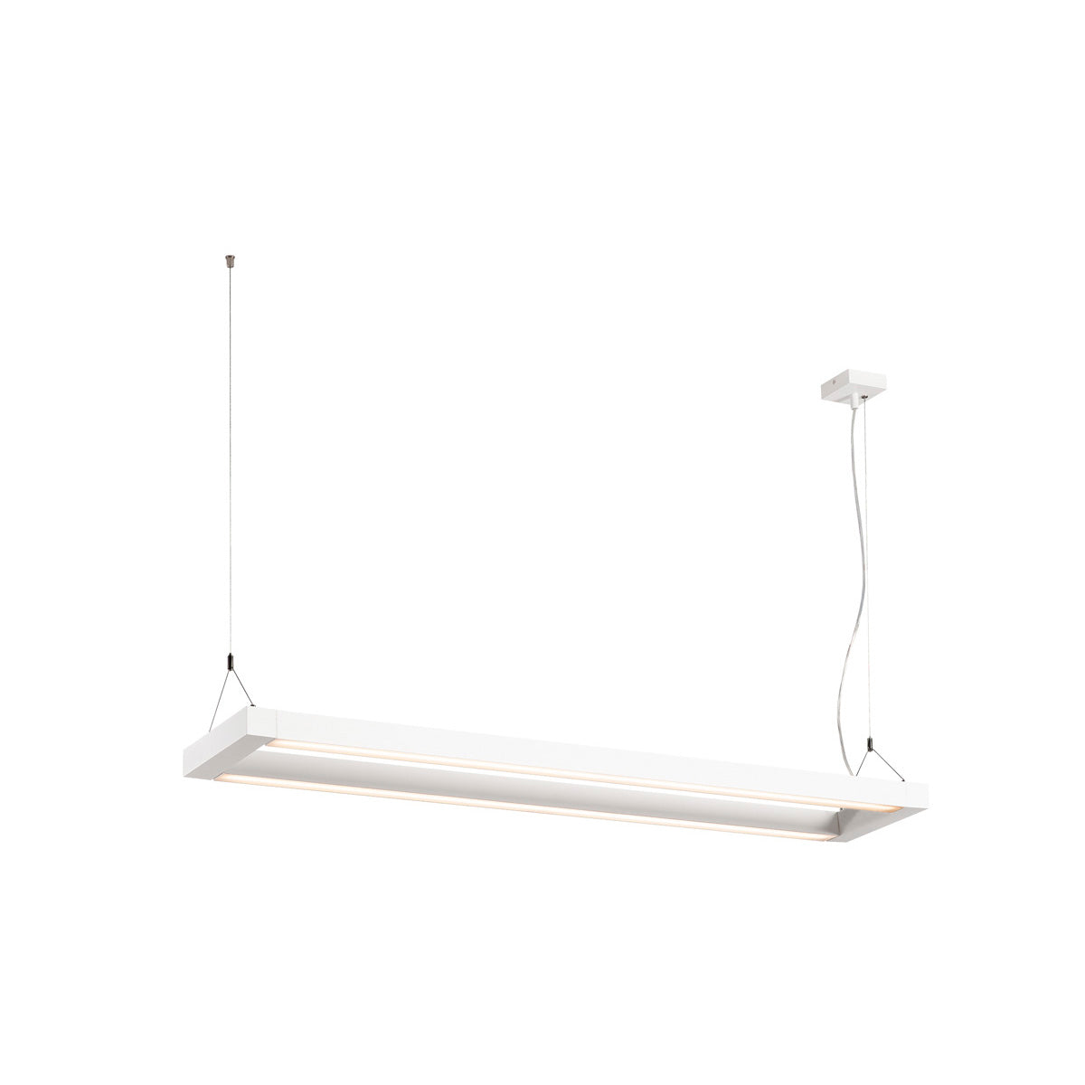 SLV LONG GRILL LED Pendelleuchte, weiss, 3000K