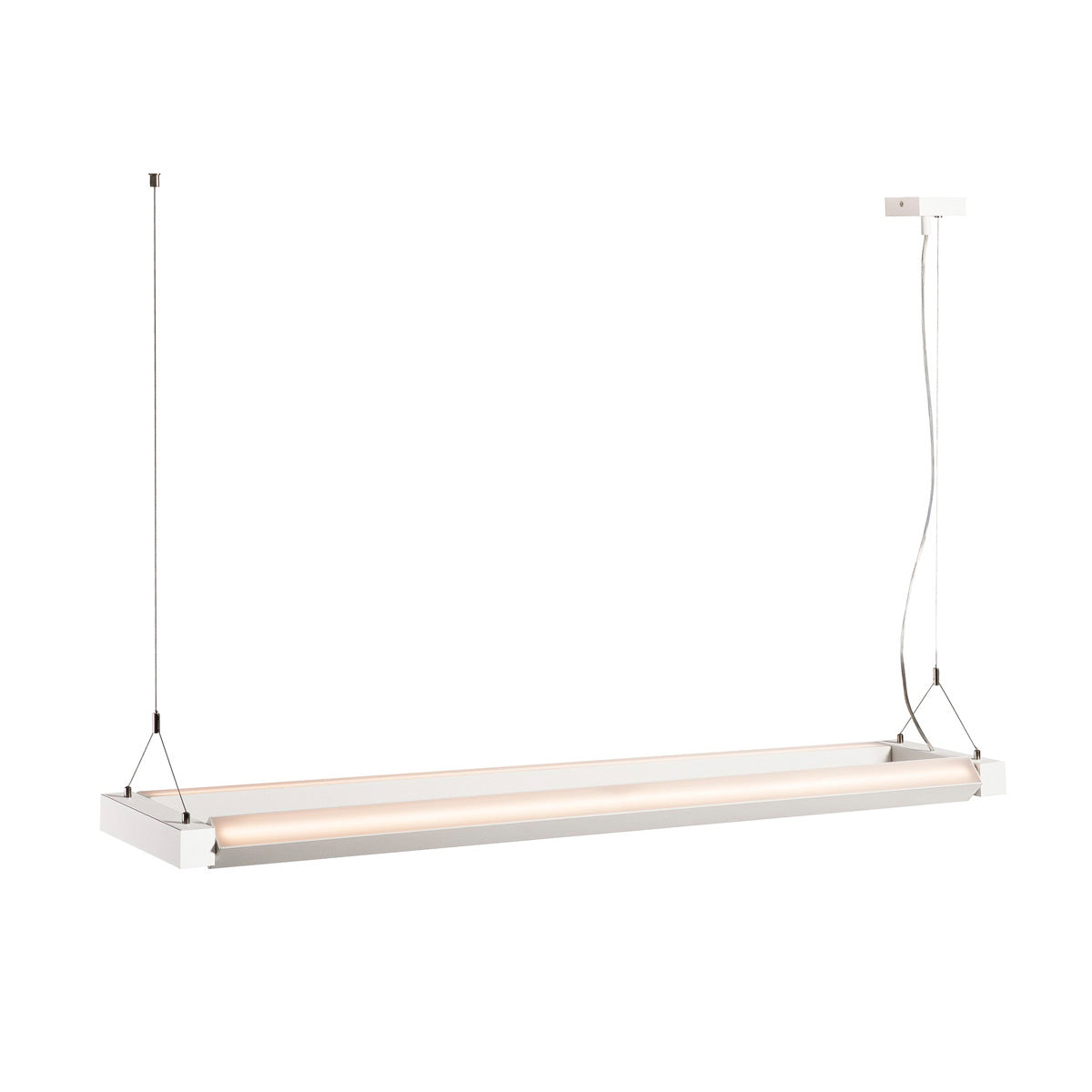 SLV LONG GRILL LED Pendelleuchte, weiss, 3000K