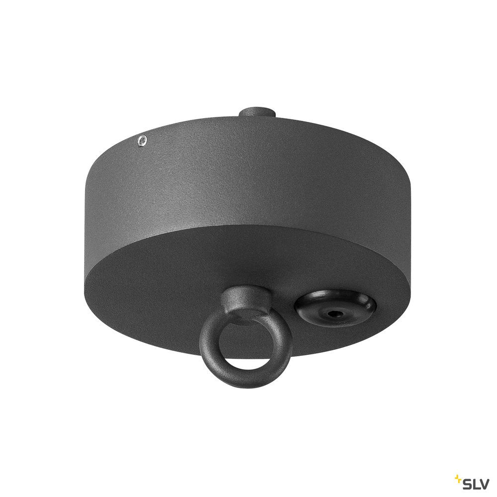 SLV Deckenrosette für PHOTONIA Outdoor Pendelleuchte, anthrazit, IP44