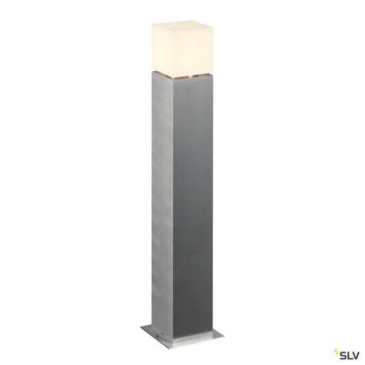 SLV SQUARE POLE 90 LED, LED Outdoor Stehleuchte, IP44, Edelstahl 316, 3000K