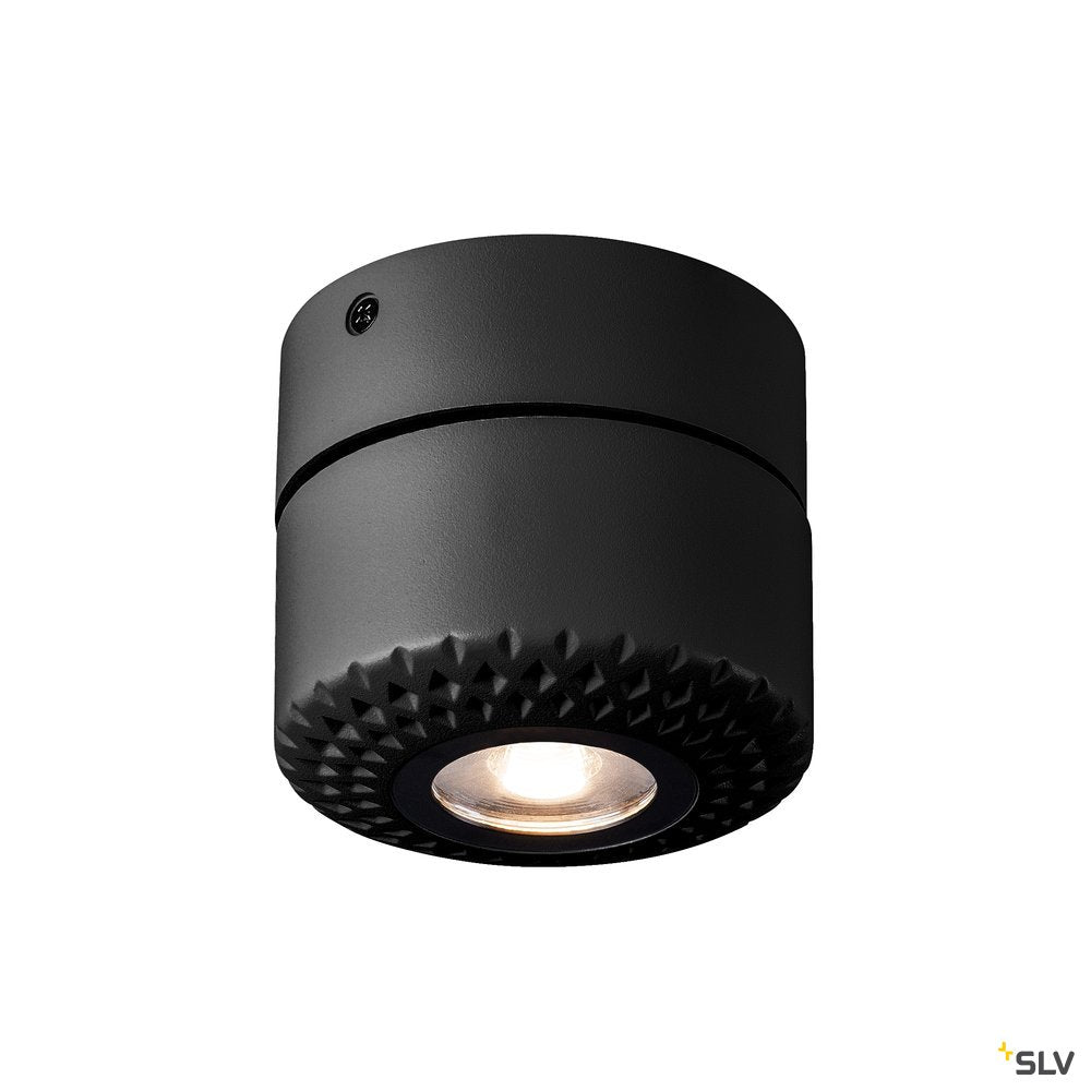 SLV TOTHEE LED Wand- und Deckenleuchte, schwarz, 3000K, 25°