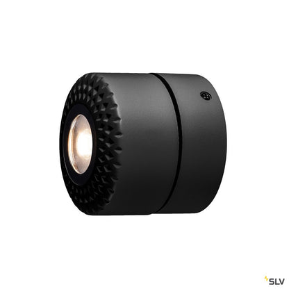 SLV TOTHEE LED Wand- und Deckenleuchte, schwarz, 3000K, 25°
