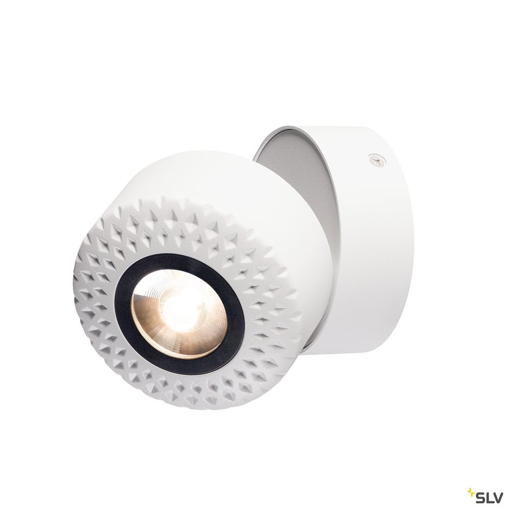 SLV TOTHEE LED Wand- und Deckenleuchte, weiss/schwarz, 3000K, 25°