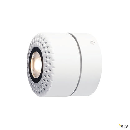 SLV TOTHEE LED Wand- und Deckenleuchte, weiss/schwarz, 3000K, 25°