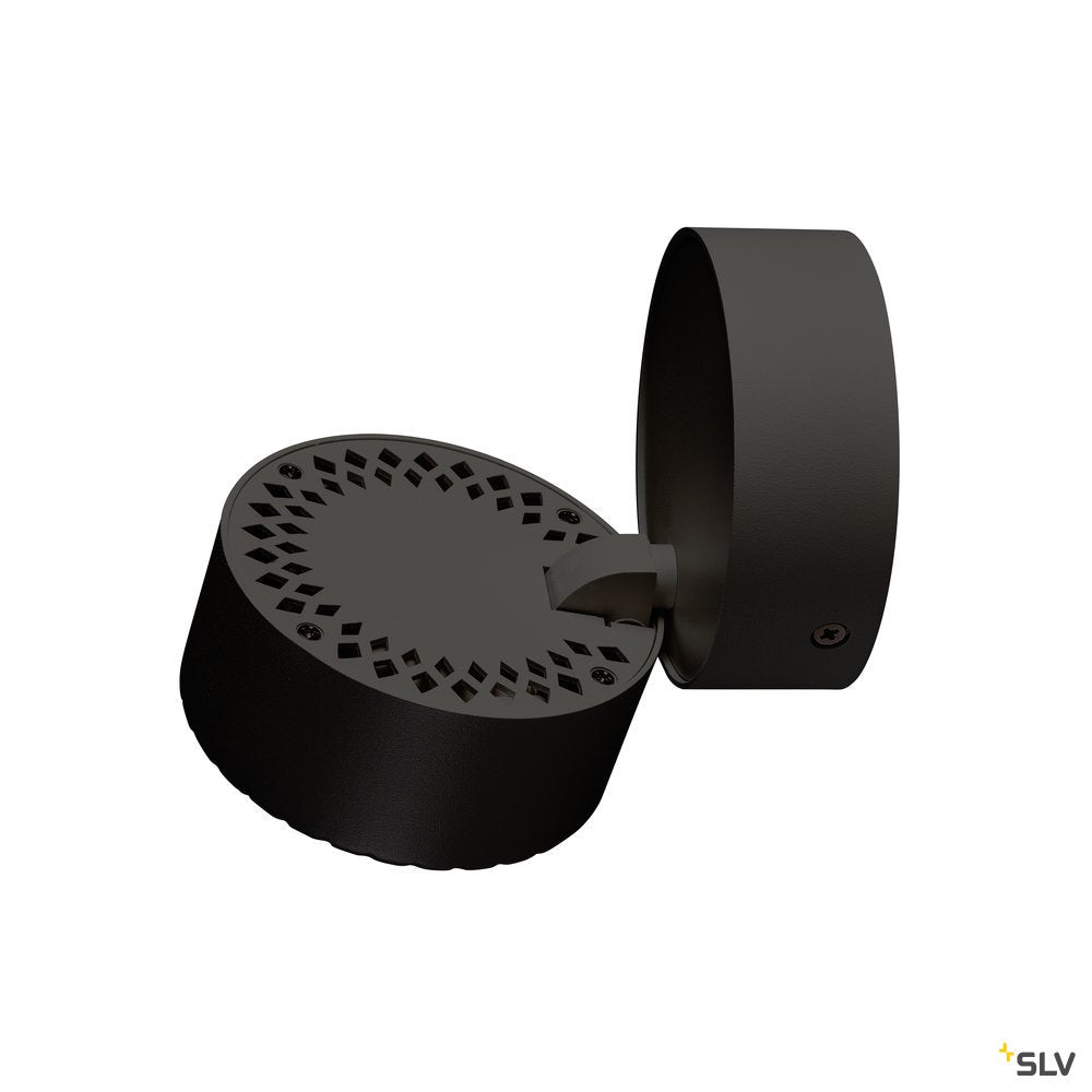 SLV TOTHEE LED Wand- und Deckenleuchte, schwarz, 3000K, 50°