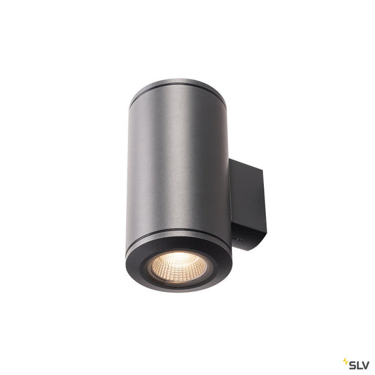 SLV POLE PARC LED Outdoor Wandleuchte, UP/DOWN, anthrazite, 3000K, IP44
