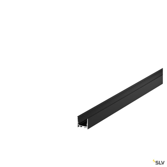 SLV GRAZIA 20 LED Aufbauprofil, standard, glatt, 2m, schwarz