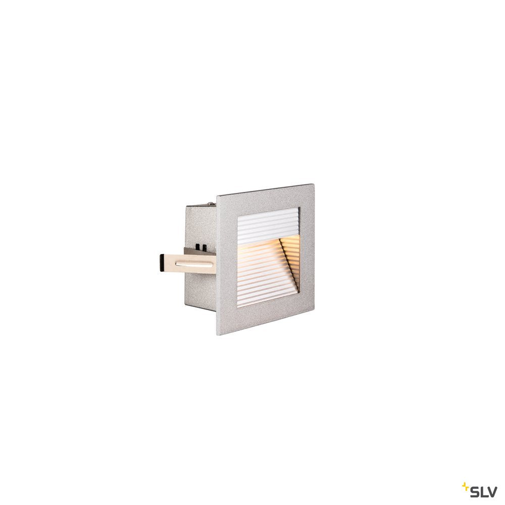 SLV FRAME LED 230V CURVE, LED Indoor Wandeinbauleuchte, silber, 2700K