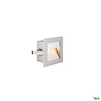 SLV FRAME LED 230V CURVE, LED Indoor Wandeinbauleuchte, silber, 2700K