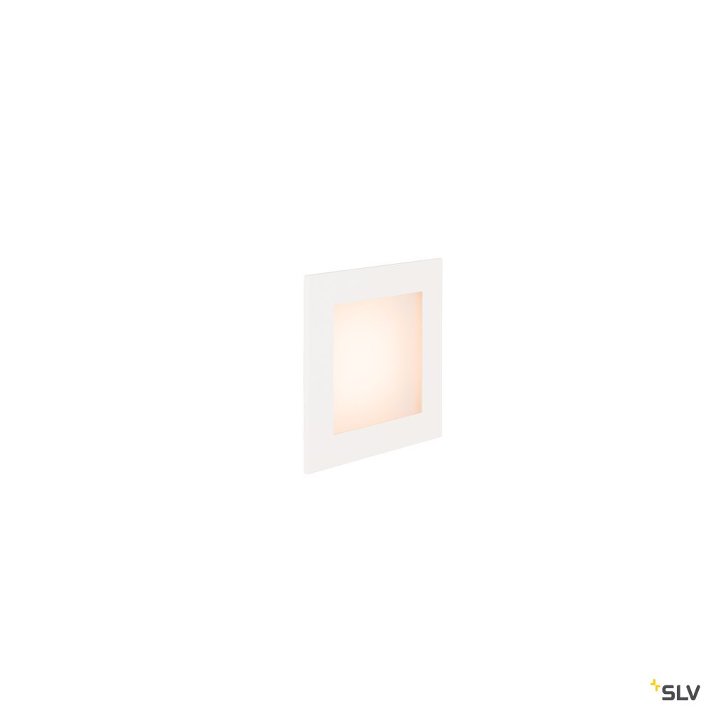 SLV FRAME LED 230V BASIC, LED Indoor Wandeinbauleuchte, weiss, 2700K