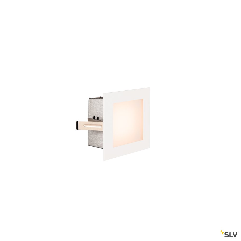 SLV FRAME LED 230V BASIC, LED Indoor Wandeinbauleuchte, weiss, 2700K