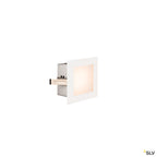 SLV FRAME LED 230V BASIC, LED Indoor Wandeinbauleuchte, weiss, 2700K
