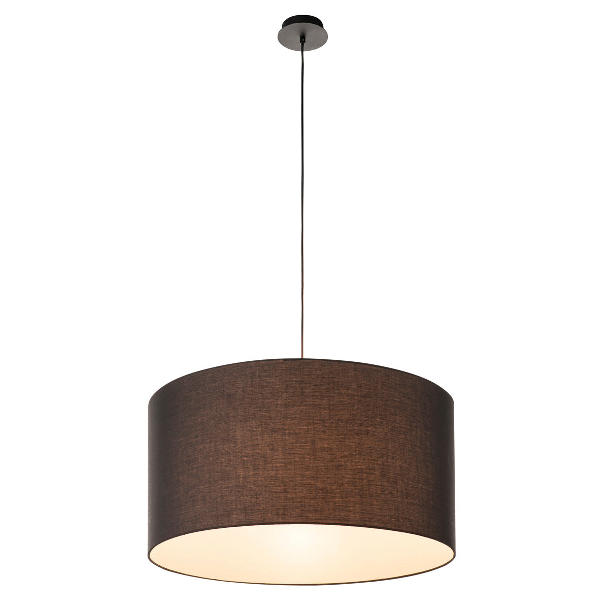 SLV FENDA Leuchtenschirm, schwarz, Ø70cm