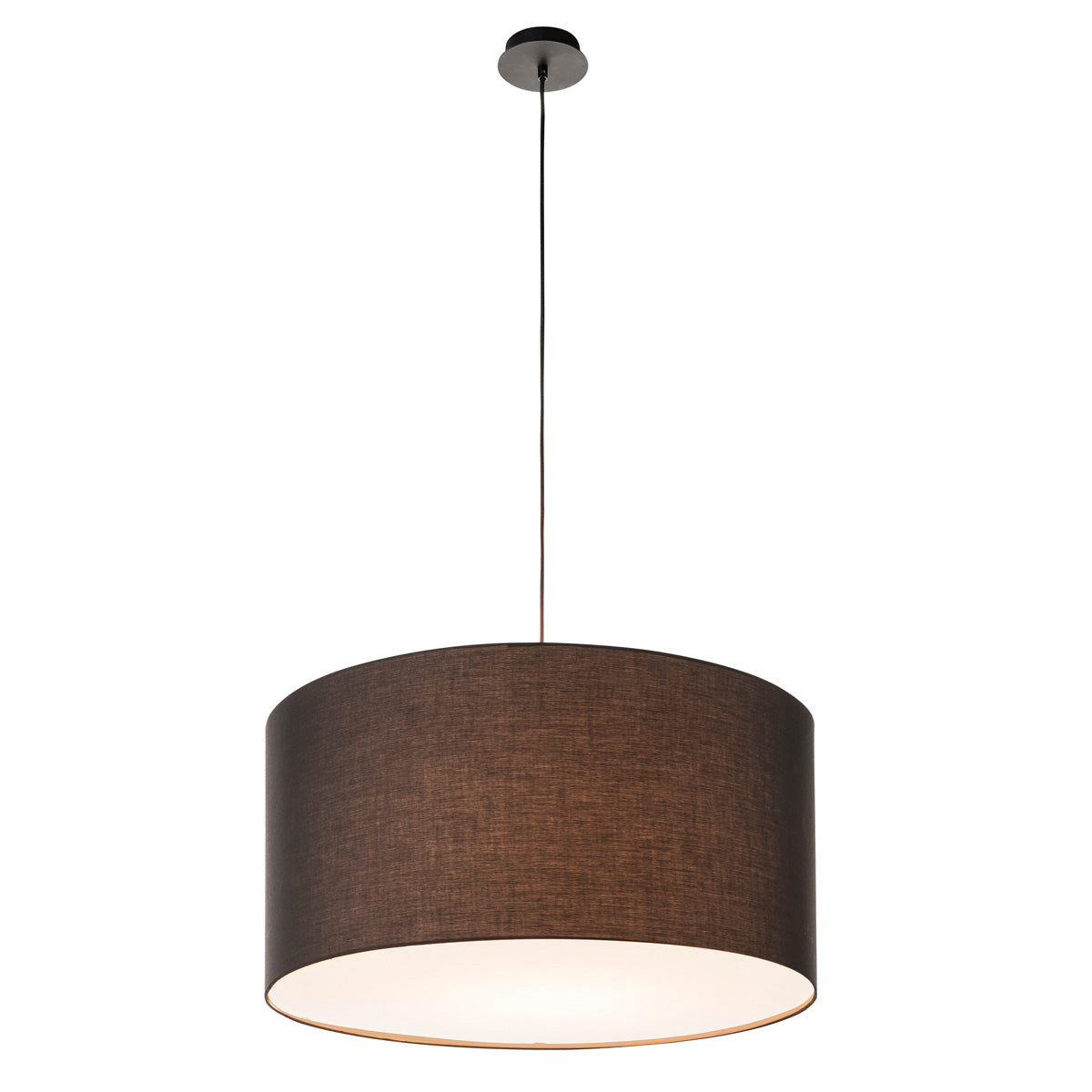 SLV FENDA Leuchtenschirm, schwarz, Ø70cm