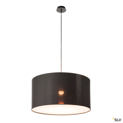 SLV FENDA Leuchtenschirm, schwarz/kupfer, Ø70cm