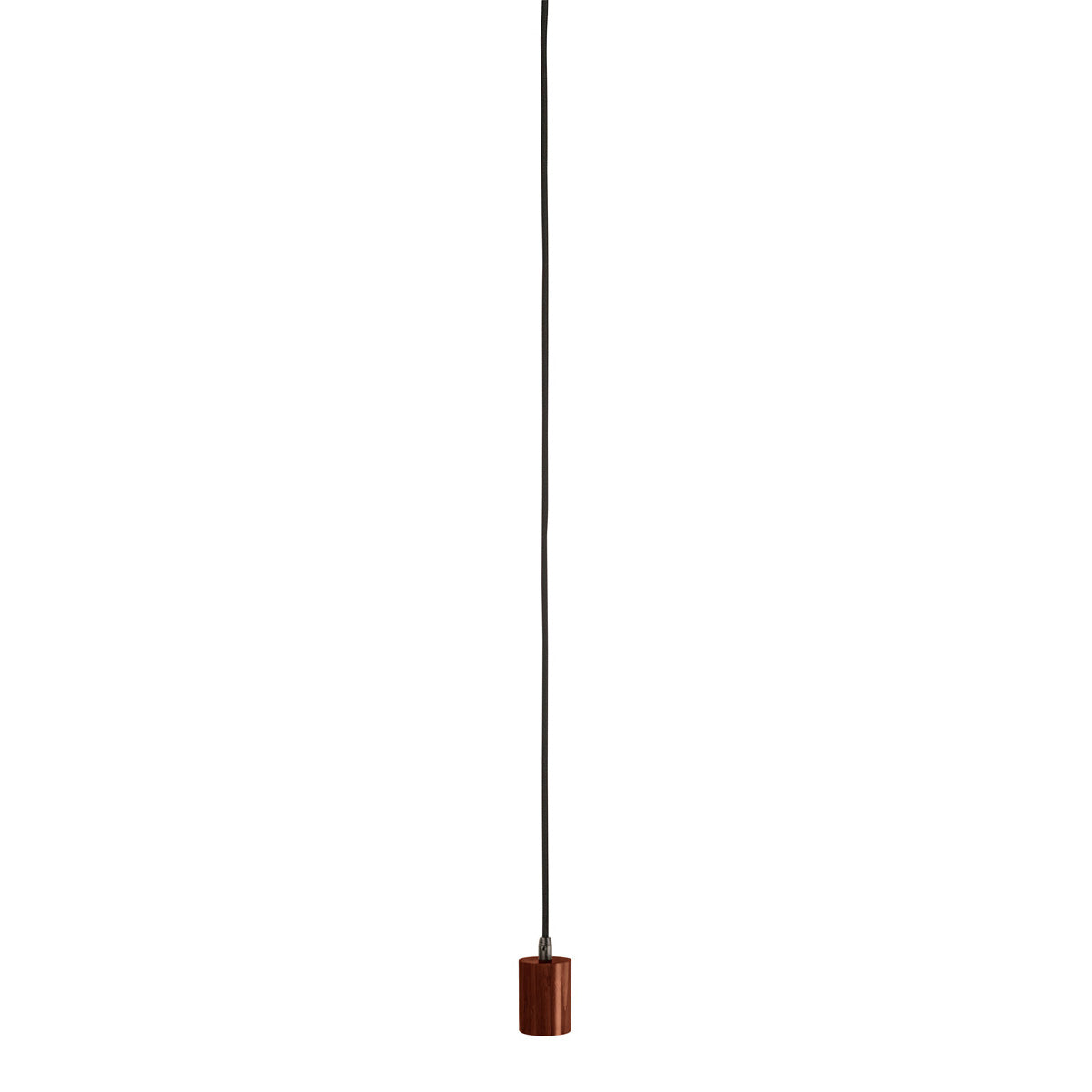 SLV FITU E27 Pendelleuchte, Bambus dunkel, 5m Kabel mit offenem Kabelend, max. 60W