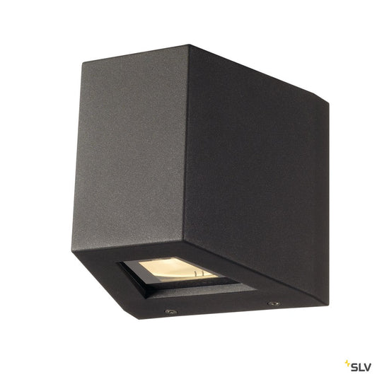 SLV OUT BEAM QT-DE12 Outdoor Wandleuchte, Beam/Flood , anthrazit, max. 80W, IP44