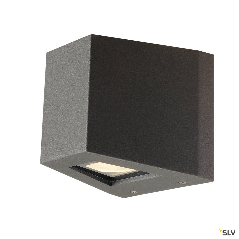 SLV OUT BEAM QT-DE12 Outdoor Wandleuchte, Beam/Flood , anthrazit, max. 80W, IP44