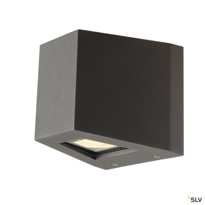 SLV OUT BEAM QT-DE12 Outdoor Wandleuchte, Beam/Flood , anthrazit, max. 80W, IP44