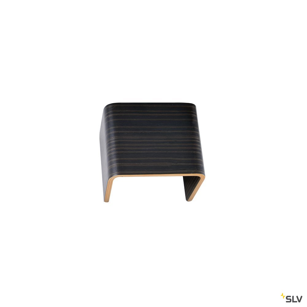 SLV MANA Leuchtenschirm 12, Holz, grau/braun