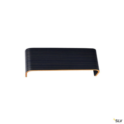 SLV MANA Leuchtenschirm 29, Holz, grau/braun