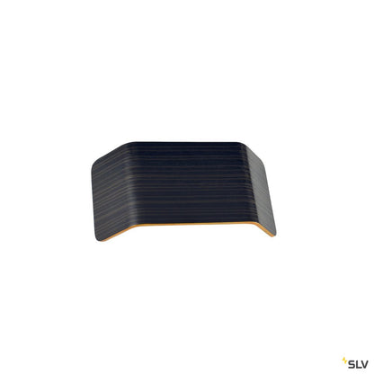 SLV MANA Leuchtenschirm 27, Holz, grau/braun