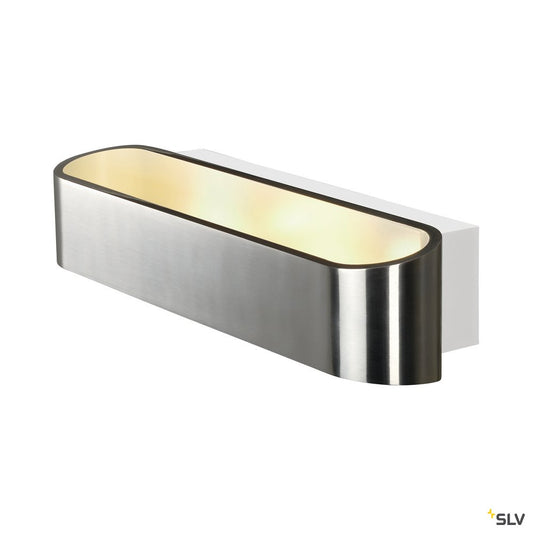 SLV ASSO 300 LED Wandleuchte, alu gebürstet/weiss, 2000K-3000K Dim to Warm