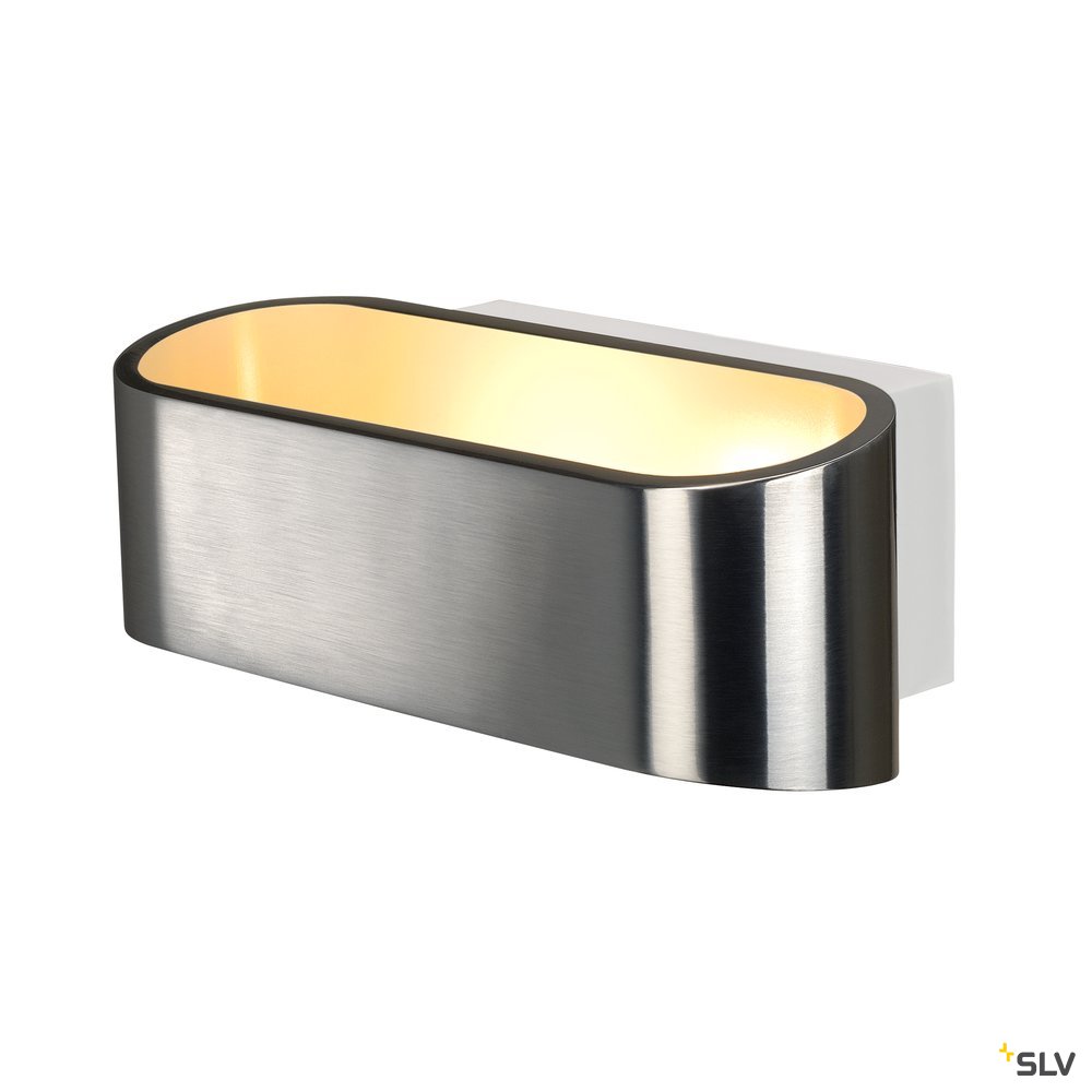 SLV ASSO LED Wandleuchte, alu gebürstet/weiss, 2000K-3000K Dim to Warm