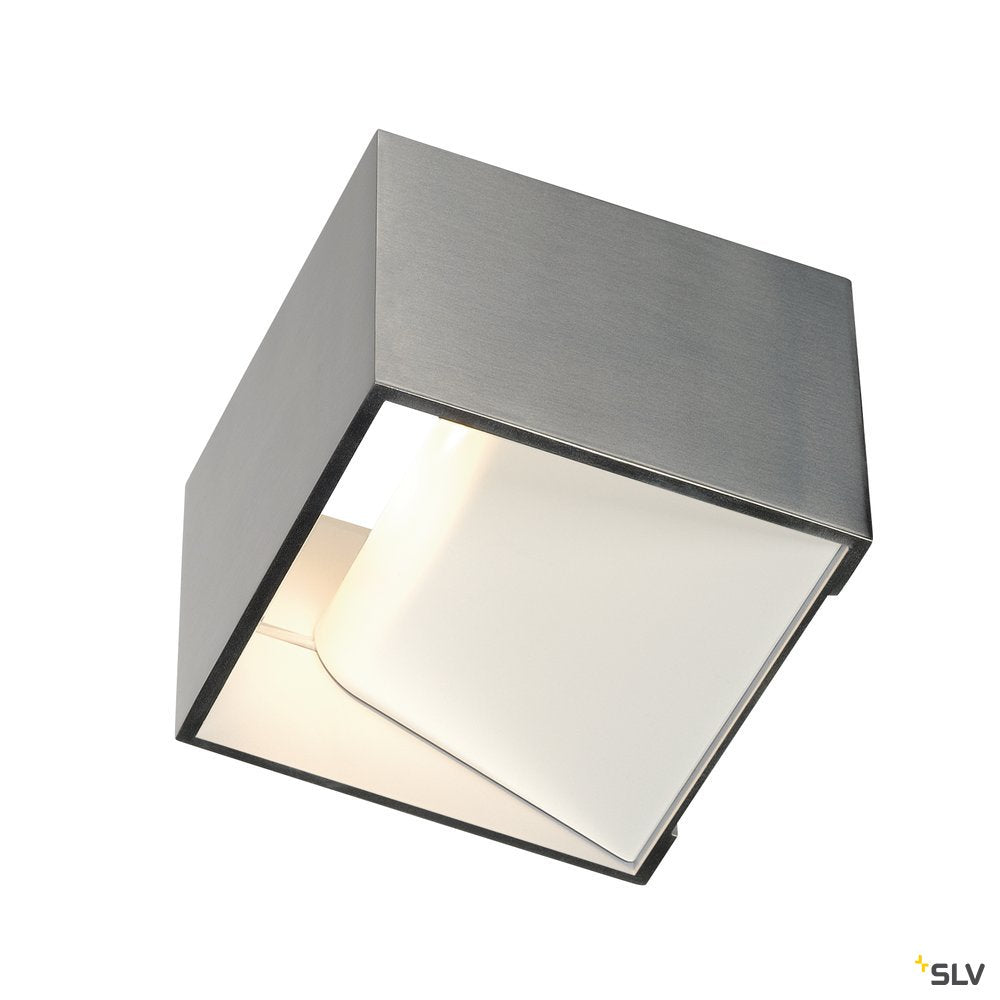 SLV LOGS IN LED Wandleuchte, alu/weiss, 2000K-3000K Dim to Warm