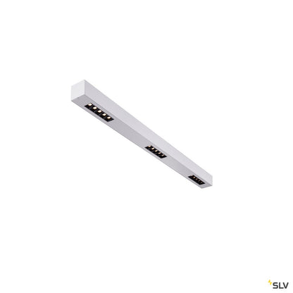 SLV Q-LINE CL, LED Indoor Deckenaufbauleuchte, 1m, BAP, silber, 3000K