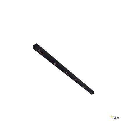 SLV Q-LINE CL, LED Indoor Deckenaufbauleuchte, 2m, BAP, schwarz, 3000K