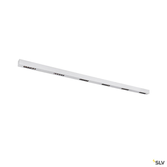 SLV Q-LINE CL, LED Indoor Deckenaufbauleuchte, 2m, BAP, silber, 3000K