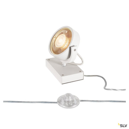 SLV KALU QPAR111 1 FLOOR, Bodenleuchte, weiss, max. 75W