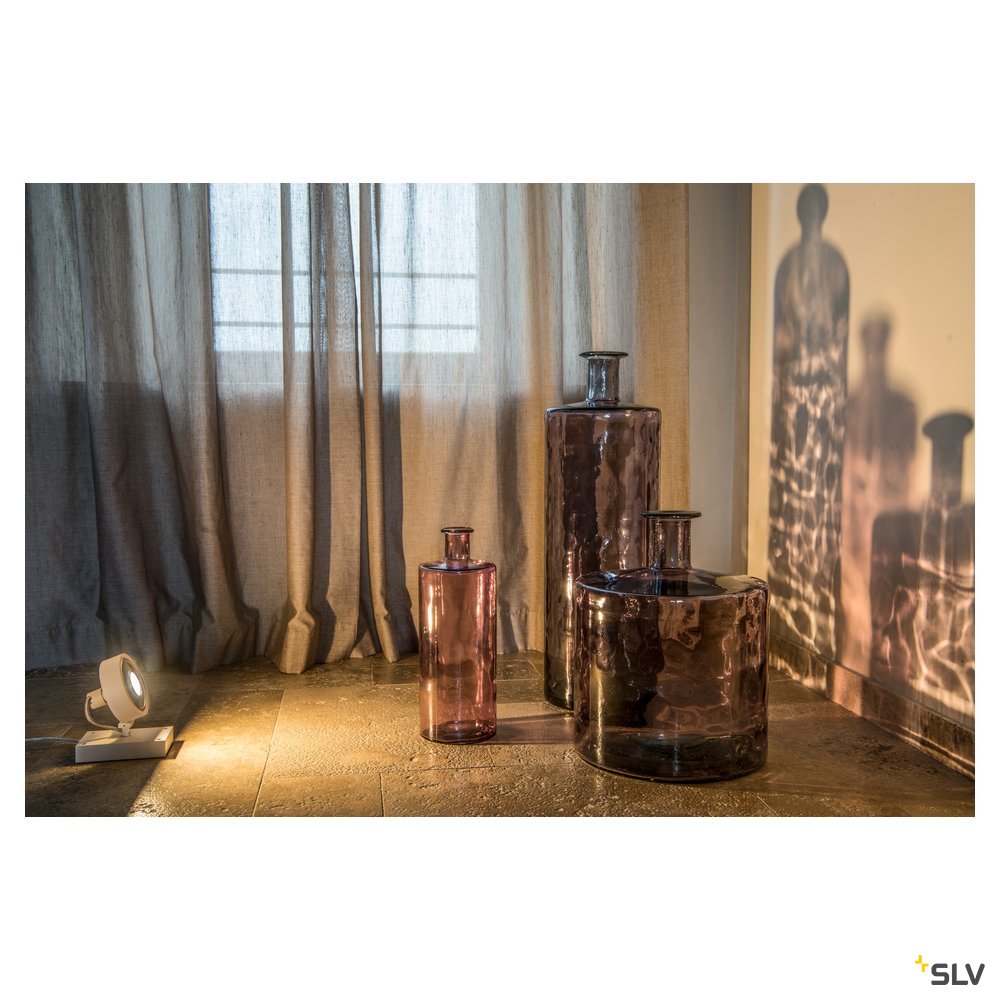 SLV KALU QPAR111 1 FLOOR, Bodenleuchte, weiss, max. 75W