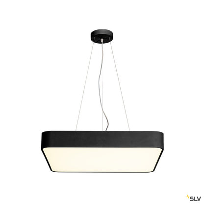 SLV MEDO 60 SQUARE LED, Deckenleuchte, schwarz, 1-10V, 3000K