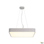 SLV MEDO 60 SQUARE LED, Deckenleuchte, silbergrau, 1-10V, 3000K