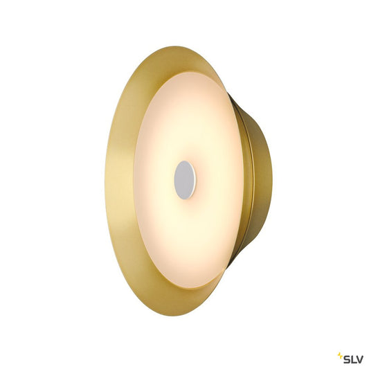 SLV BATO 35 CW, LED Indoor Wand- und Deckenaufbauleuchte, messing, LED, 2500K
