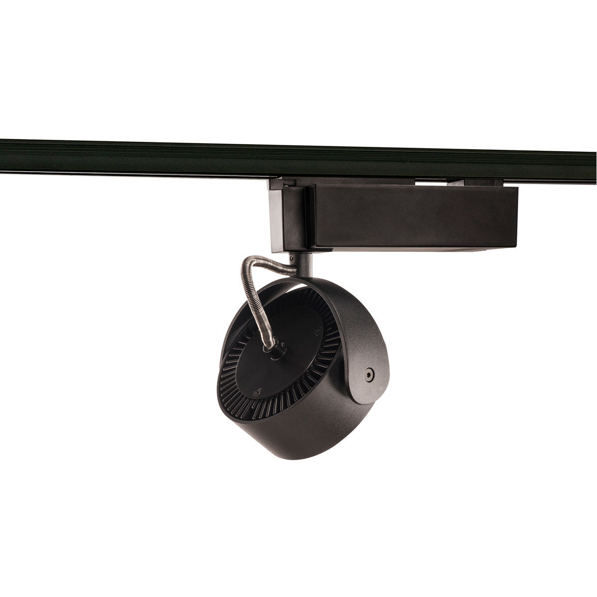 SLV KALU LED Strahler für 1Phasen Hochvolt-Stromschiene, 3000K, schwarz, 24°, inkl. 1 Phasen-Adapter
